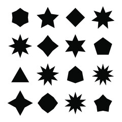 Y2K elements and shapes on a white background