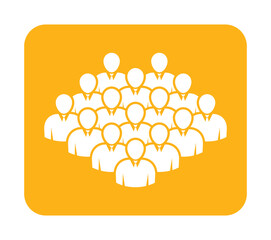 Symbol, ikona ludzi. Plik wektorowy.