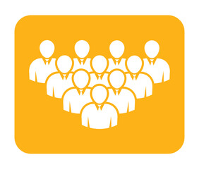 Symbol, ikona ludzi. Plik wektorowy.