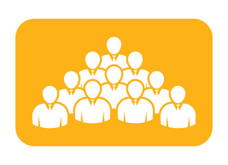 Symbol, ikona ludzi. Plik wektorowy.