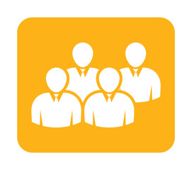 Symbol, ikona ludzi. Plik wektorowy.