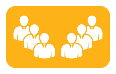 Symbol, ikona ludzi. Plik wektorowy.