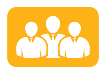 Symbol, ikona ludzi. Plik wektorowy.