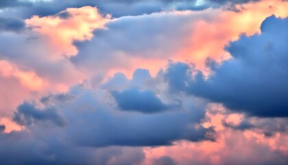 Fototapeta premium Art of clouds in a dreamlike sky