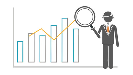 Benchmark performance or KPI key performance indicator, metrics or measurement to measure success