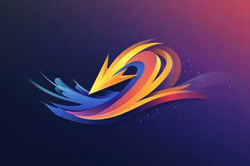 Here is the image of the beautiful and attractive logos designed with vibrant geometric patterns.
