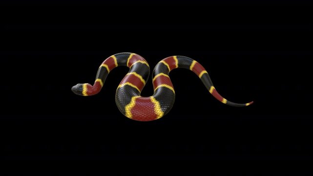 Dangerous Snake 3D Video Animation