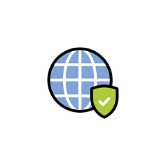 Internet Security icon Vector design.