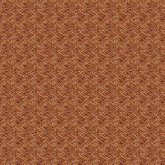 Natural hand dyed woven textile texture seamless pattern wallpaper background or burlap wrapping paper in neutral brown tones illustration