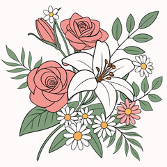 pattern with flowers