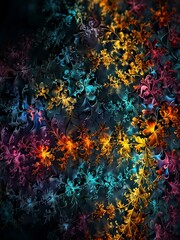 Imaginative fractal abstract background.