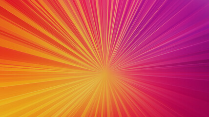 Obraz premium Rays digital illustration. Sunburst background. Rays diverging from a central point. Rays from the center. AI artwork.