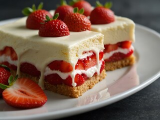 Innovative take on a classic strawberry dessert.