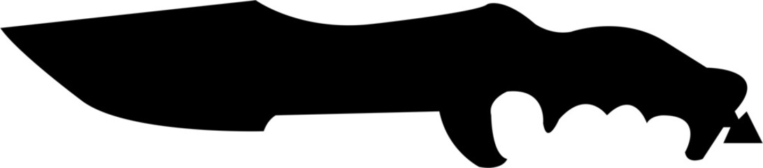 Knife Silhouetes. meet, kitchen, vegetable, friut, cut,