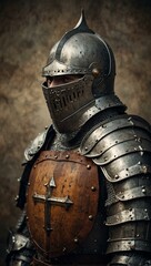 Fototapeta premium Knight in armor.