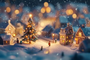 Naklejka premium Christmas illustrations 