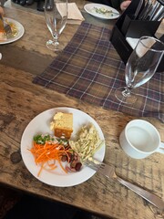 table setting for dinner