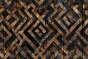 Geometric Finno-Ugric Ornament – Sharp Lines and Symmetry Inspired by Nordic Runes and Wood Notches