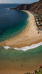 Las Teresitas beach in Tenerife.