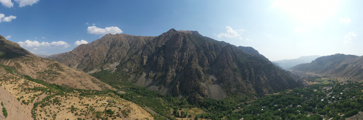 panorama of the mountains