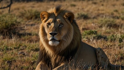 Fototapeta premium Lion in South Africa.