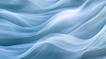 Obraz premium Abstract Blue Wave Pattern Fabric Texture Design