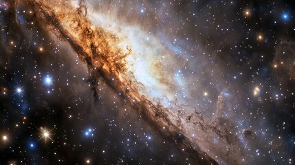 A Cosmic Landscape Of Nebulae And Stars