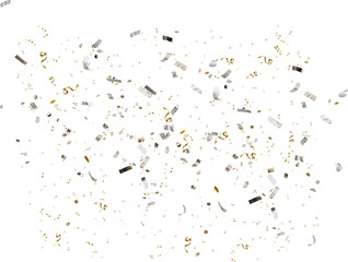 Rose Gold Confetti Clipart Photo Overlays