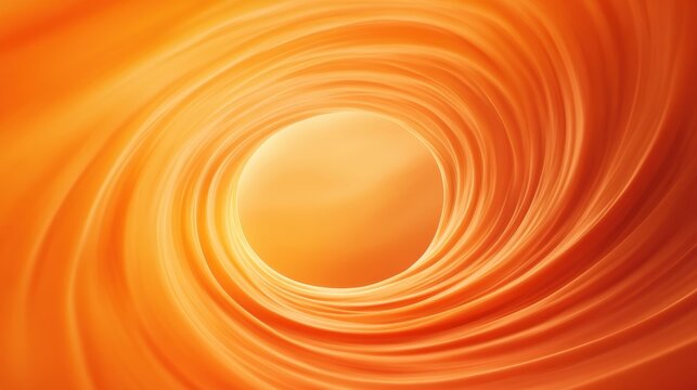 Swirling orange vortex with a glowing center creates a sense of dynamic energy, AI