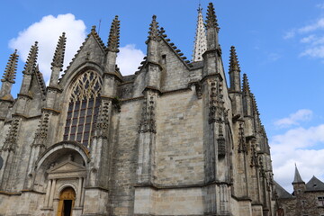 The church with many spires in Vitré 