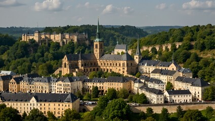 Fototapeta premium Luxembourg scenery.