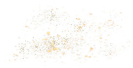 Gold Dust in the air photo overlays clipart