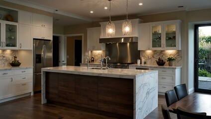 Luxury kitchen renovation photos showcasing exclusive design.