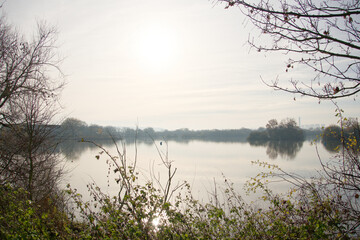 Still water nature reserve lake