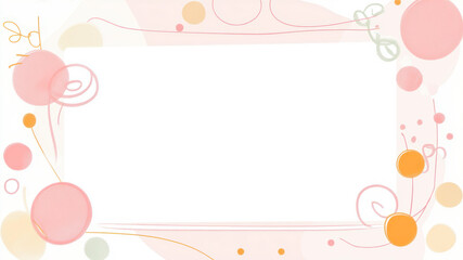 Explore the vibrant connection of colors and shapes in an abstract flat design that inspires creativity and imagination