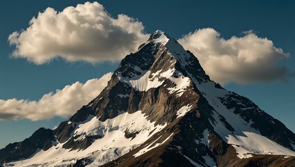 Obraz premium Majestic mountain peak.