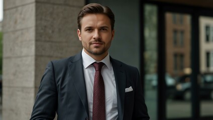 Man dressed in business attire.