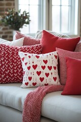 Valentine's Day Throw Pillows Collection