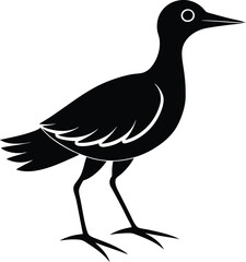 Migratory bird icon silhouette vector 1