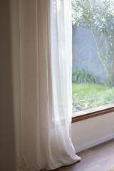 window and curtains