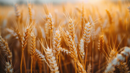 Fototapeta premium golden wheat field in summer