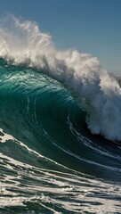 Massive waves crashing on the Wild Coast of South Africa.
