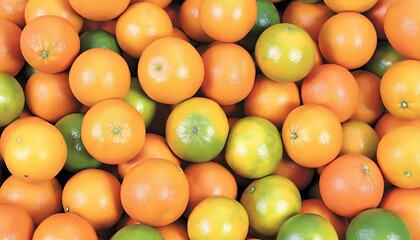 Fresh pile of citrus fruits image