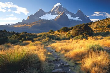 Mount kenya twilight