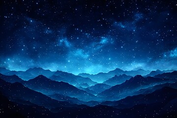 Fototapeta premium Sierra nevada starry night