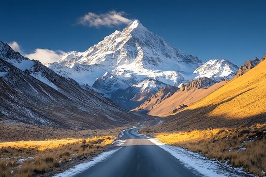 Aconcagua towering peak