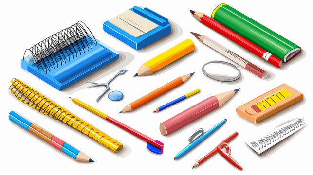 Educational Tools Background Design for School Projects