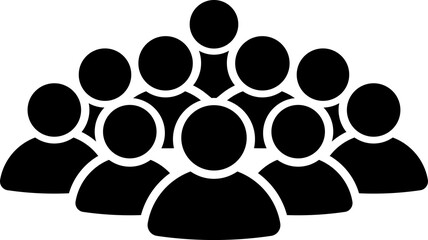 People group icon set team worker user. Employee people group icon team staff. User profile symbol. Group of people or group of users. Persons symbol.