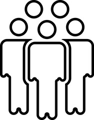 People group icon set team worker user. Employee people group icon team staff. User profile symbol. Group of people or group of users. Persons symbol.