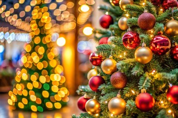 Christmas tree with decorations